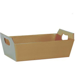 Cesta De Papel Ouro P 21,5x8x15cm-122461-31155