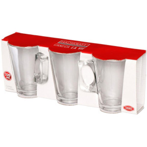 Copo De Vidro Caneca La Vie 210ml 3pcs-119054-28344