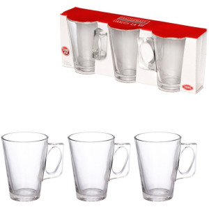 Copo De Vidro Caneca La Vie 210ml 3pcs-119054-53866