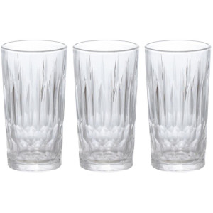 Copo De Vidro Long Drink Cris 265ml 3pcs