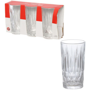 Copo De Vidro Long Drink Cris 265ml 3pcs-119057-59242