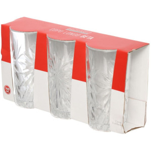 Copo De Vidro Long Drink Cris 265ml 3pcs-119057-79305