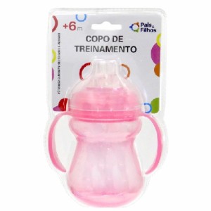 Copo De Treinamento Com Alça - 240 Ml - Rosa-791288-94478