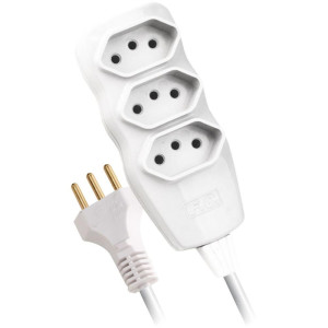 Extensao Eletrica Tripolar 3m 3 Tomadas Br-118979-11377