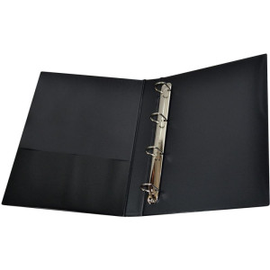 Fichario De Pvc 4 Argolas 40mm Preto-122066-45663