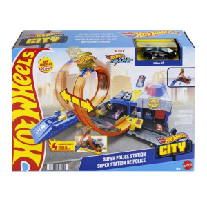 Hot Wheels Pista City Super Delegacia De Polícia-117570-20209