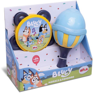 Instrumento Musical Maraca E Pandeiro Bluey-122447-48327