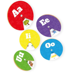 Jogo Educativo Gira Gira Conhecendo As Vogais-122090-78634