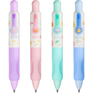 Lapiseira 0.7mm Cis Fun Click 4 Cores-117607-25438