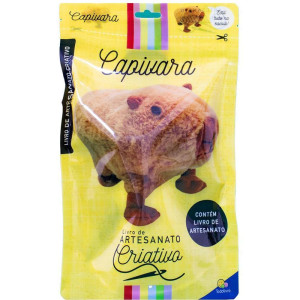 Livro Brinquedo Ilustrado Capivara Kit Artesanato-121464-36461