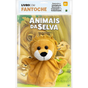 Livro Brinquedo Ilustrado Fantoche Animais Da Fazenda