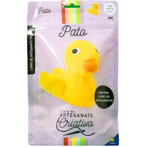 Livro Brinquedo Ilustrado Kit Artesanato Pato