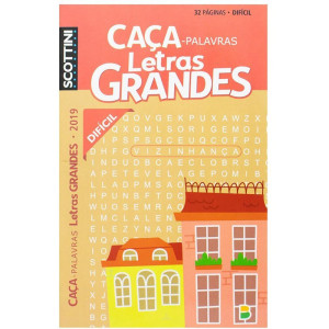 Livro De Atividades Caça-palavras Dific.n 2019 32p