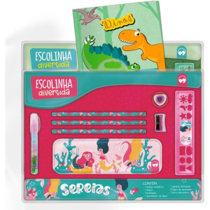 Livro De Atividades Kit Escolinha Dinos C/estojo-121764-43179