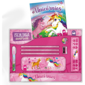 Livro De Atividades Kit Escolinha Unicornios C/est-121767-22569