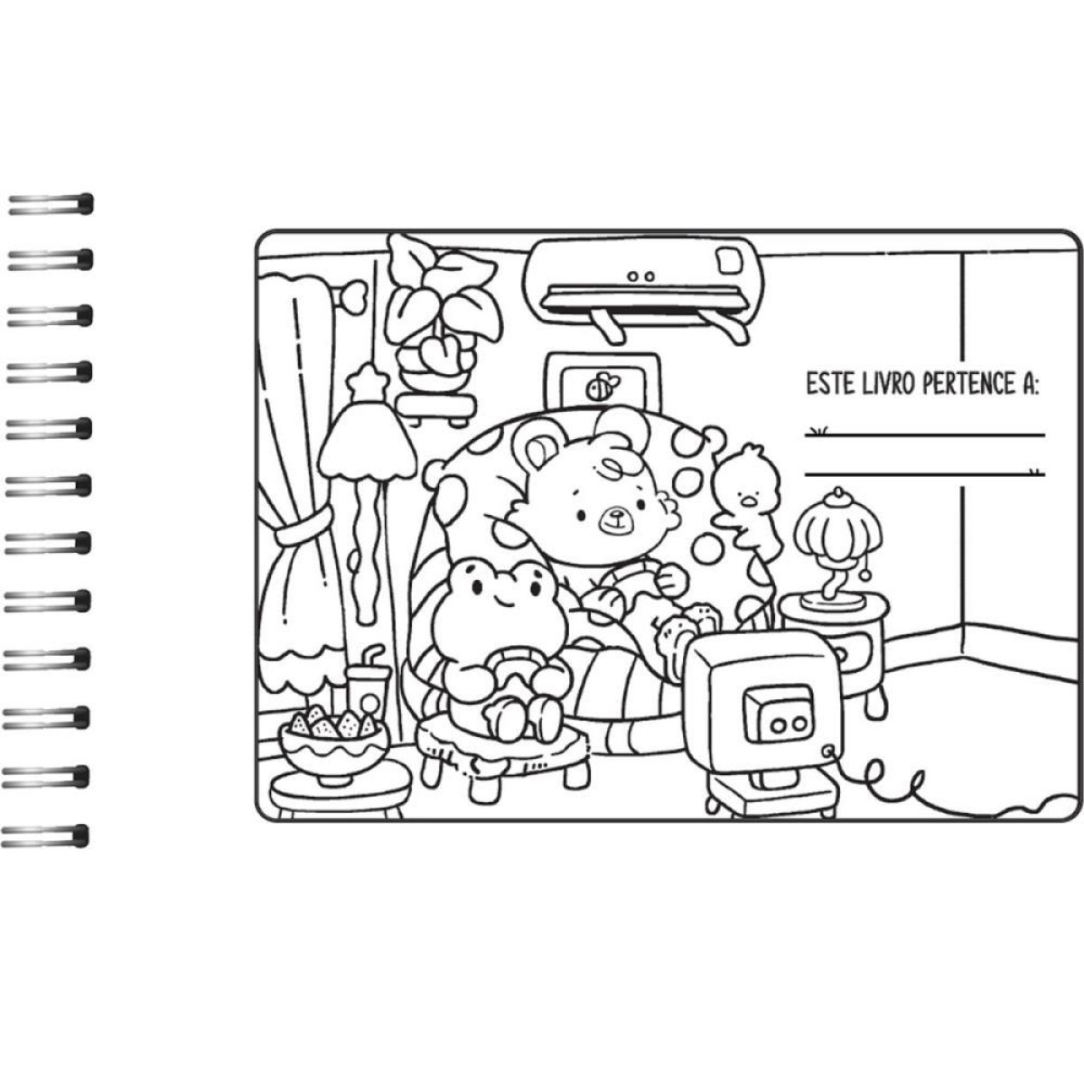 Livro De Colorir Bear Cuties 64p Cd 150g 15x21-121752-39645