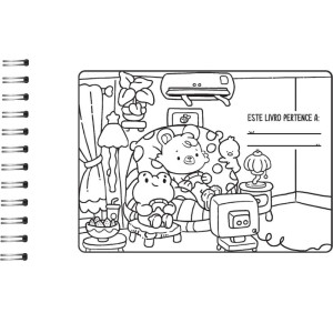 Livro De Colorir Bear Cuties 64p Cd 150g 15x21