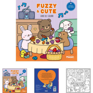Livro De Colorir Bobbie Goods Fuzzy E Cute 48pg-121718-46950