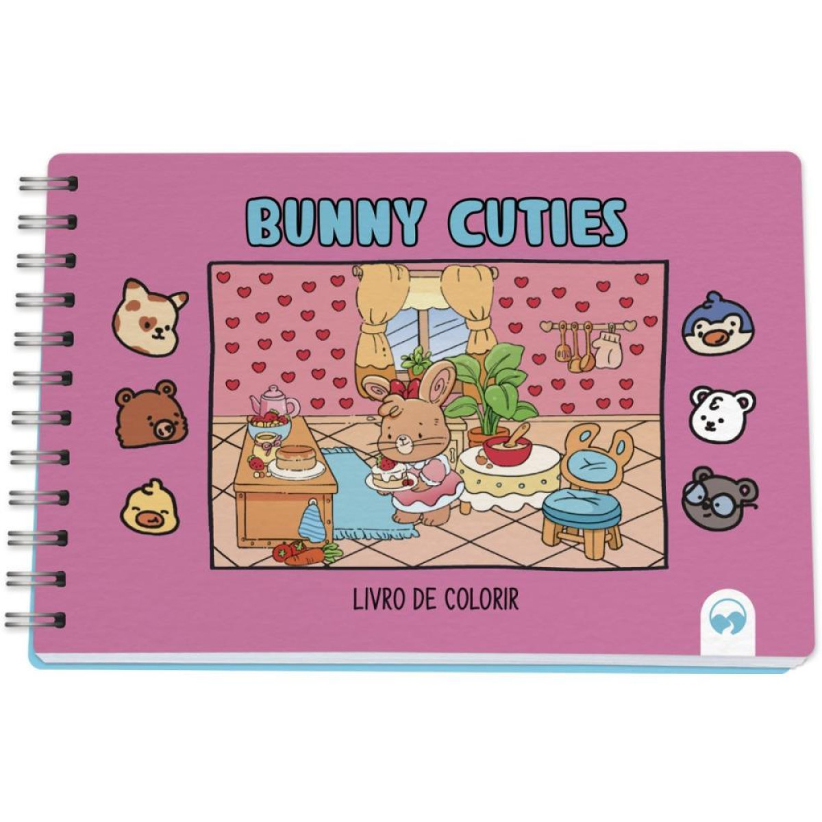 Livro De Colorir Bunny Cuties 64p Cd 150g 15x21-121750-69989