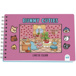 Livro De Colorir Bunny Cuties 64p Cd 150g 15x21-121750-81929