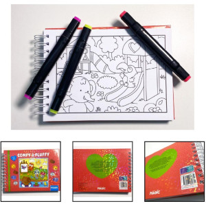 Livro De Colorir Comfy E Fluffy 96p Esp Cd 180g-122417-44567