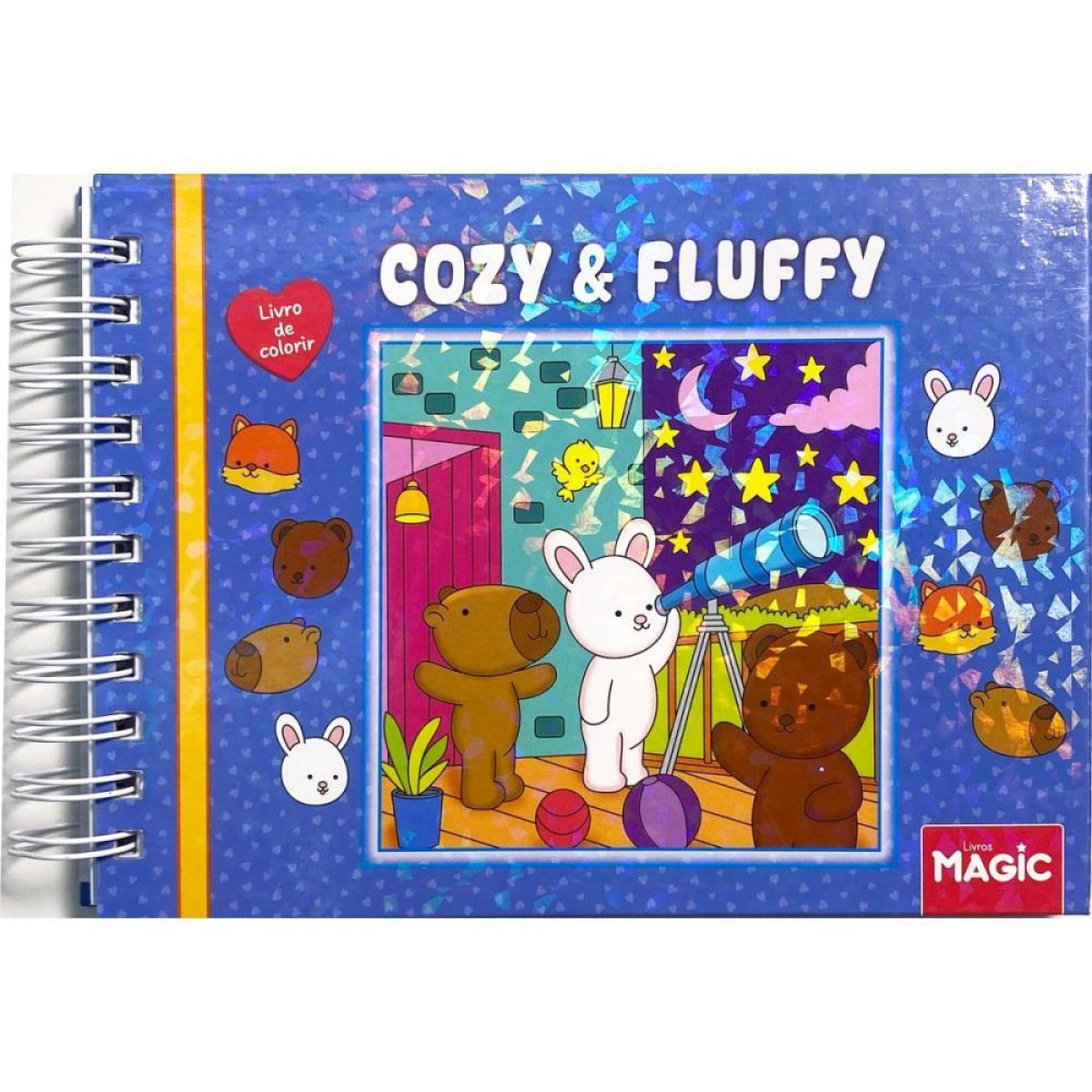 Livro De Colorir Cozy And Fluffy 96p Esp Cd 180-122418-50520