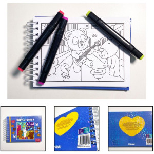 Livro De Colorir Cozy And Fluffy 96p Esp Cd 180-122418-91126