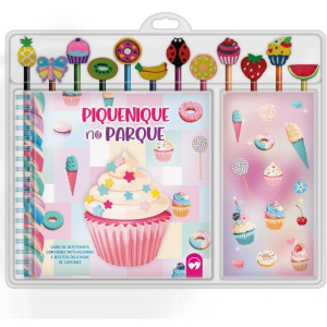 Livro De Colorir Kit Lapis Piquenique No Parque-121768-29890