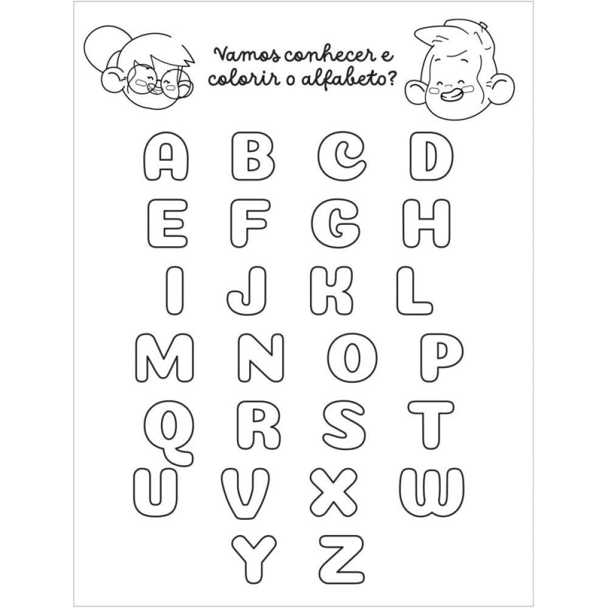 Livro Infantil Colorir Pedagogico C/12 Lapis+adesivos-119104-32593