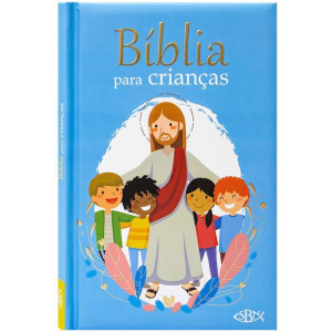 Livro Infantil Ilustrado Biblia Infantil Cd Azul 112pg-121442-21859
