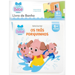 Livro Para Banho Os 3 Porquinhos 15x15 6pg
