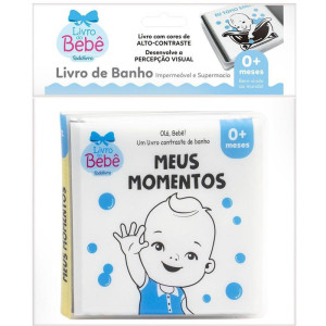 Livro Para Banho Sentimentos Contraste 15x15 6p