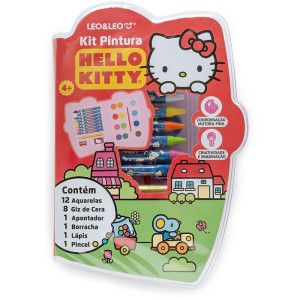 Maleta Para Pintura Hello Kitty 24 Peças-119100-43690