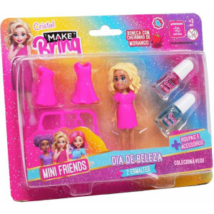 Maquiagem E Beleza Infantil Make Brinq Boneca+esmate 8pc(s-119416-21852