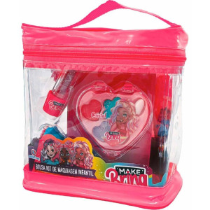 Maquiagem E Beleza Infantil Make Brinq Necessaire C/7pcs