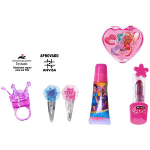 Maquiagem E Beleza Infantil Make Brinq Necessaire C/7pcs-119407-80748