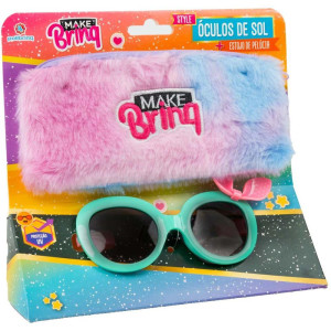 Maquiagem E Beleza Infantil Make Brinq Oculos Sol+estojo-119413-51841