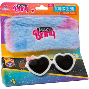 Maquiagem E Beleza Infantil Make Brinq Oculos Sol+estojo-119413-62850