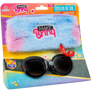 Maquiagem E Beleza Infantil Make Brinq Oculos Sol+estojo-119413-78292