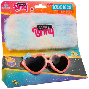 Maquiagem E Beleza Infantil Make Brinq Oculos Sol+estojo-119413-87907