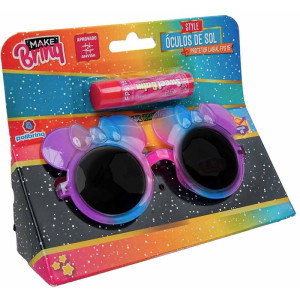 Maquiagem E Beleza Infantil Make Brinq Oculos+prote.labial-119414-39204