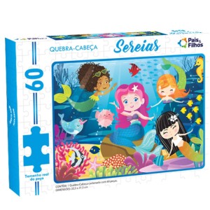 Q Cabeça 60 Pçs - Sereia-791663-26043