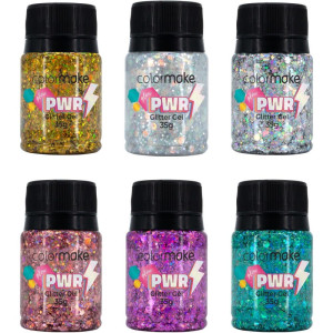 Pintura Facial Gel Gliter Glow Power (s)-121080-82425