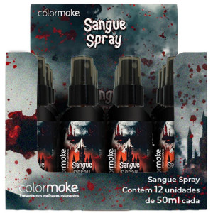 Pintura Facial Sangue Spray Artificial 60ml.