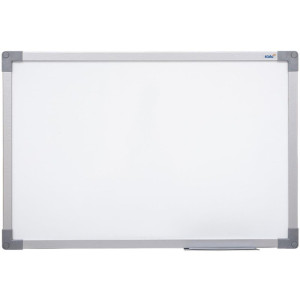 Quadro Branco Moldura Aluminio 100x070cm Uv Soft