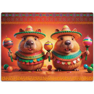 Quebra-cabeca Cartonado Capivaras Mexicanas 100 Pecas-122049-59083