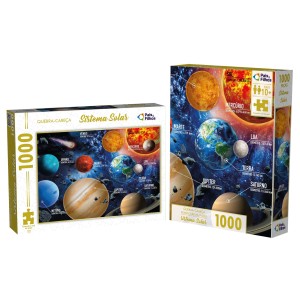 Q Cabeça 1000 Pçs - Sistema Solar - Premium-791825-93502