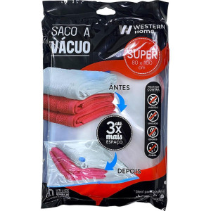 Saco Para Armazenagem Saco A Vácuo Super 80x100cm-119078-14612