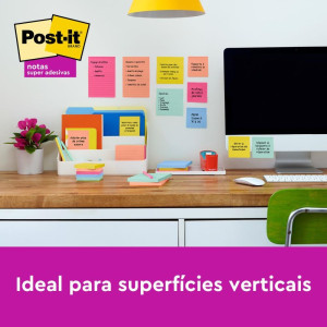 Bloco De Recado Post-it 76mmx76mm Alegria 90fls-117742-60226