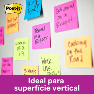 Bloco De Recado Post-it 76mmx76mm Sal Rosa 90 Fls.-117744-74493